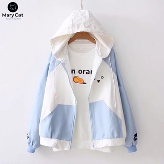 Áo Khoác Dù Nữ Ulzzang Cún Cute AK12