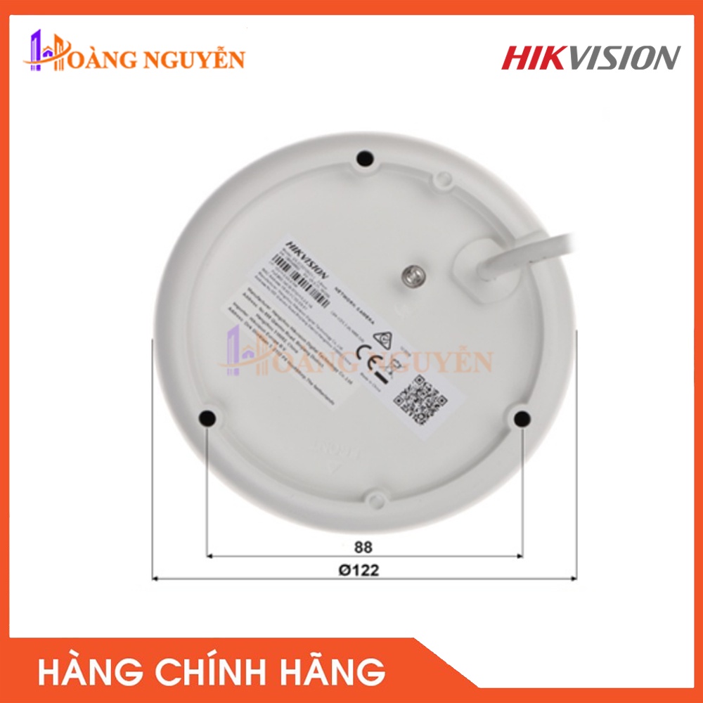 [NHÀ PHÂN PHỐI] Camera IP Hikvision DS-2CD2146G1-IS - Tầm Xa Hồng Ngoại 30m, Tính Năng Chống Nhiễu Kỹ Thật Số 3D DNR