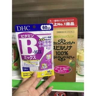 Combo tăng cân Tảo Xoắn và DHC Vitamin B tổng hợp
