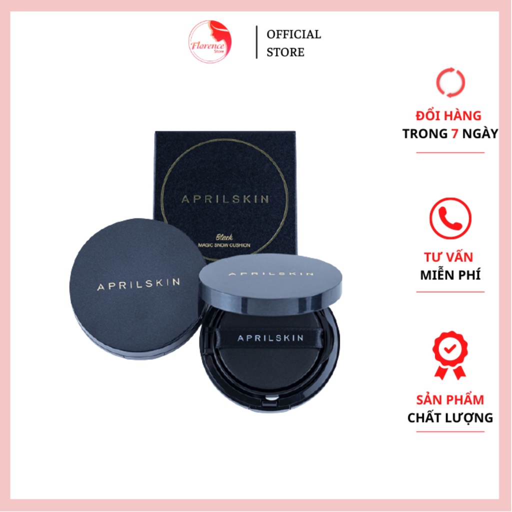 PHẤN NƯỚC SIÊU KIỀM DẦU April Skin Magic Snow Cushion SPF 50+/ PA+++