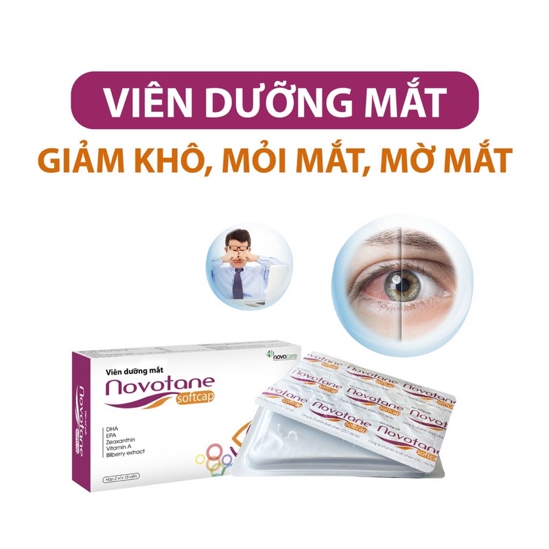NOVOTANE SOFCAP và NOVOTANE ULTRA - Nước mắt nhân tạo-Chăm Sóc Mắt