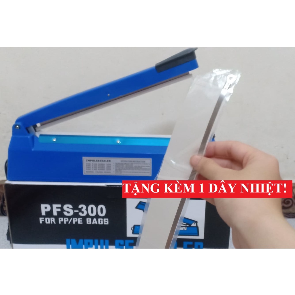 MÁY ÉP TÚI DẬP TAY 30CM- MÁY HÀN MIỆNG TÚI PFS300 VỎ NHỰA- CÓ BẢO HÀNH