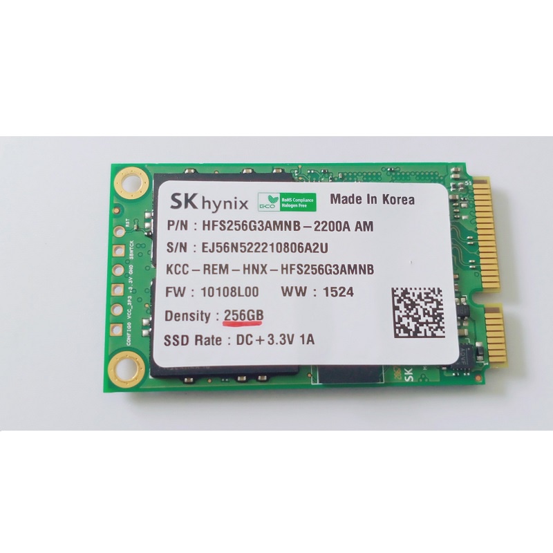Ổ cứng SSD M-SATA 256GB hàng chính hãng bảo hành 36 tháng