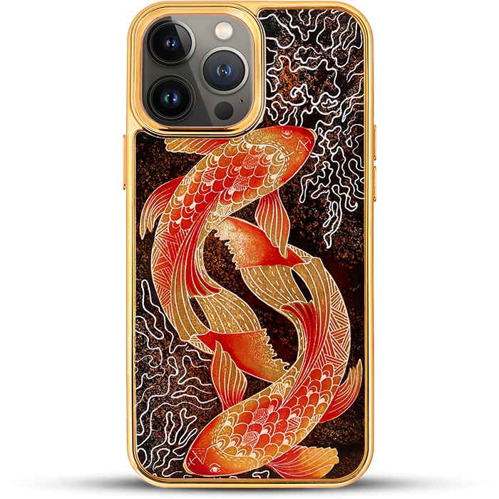 Ốp điện thoại cho iPhone 13 Pro / 13 Pro Max mẫu Song Ngư thương hiệu La Sonmai