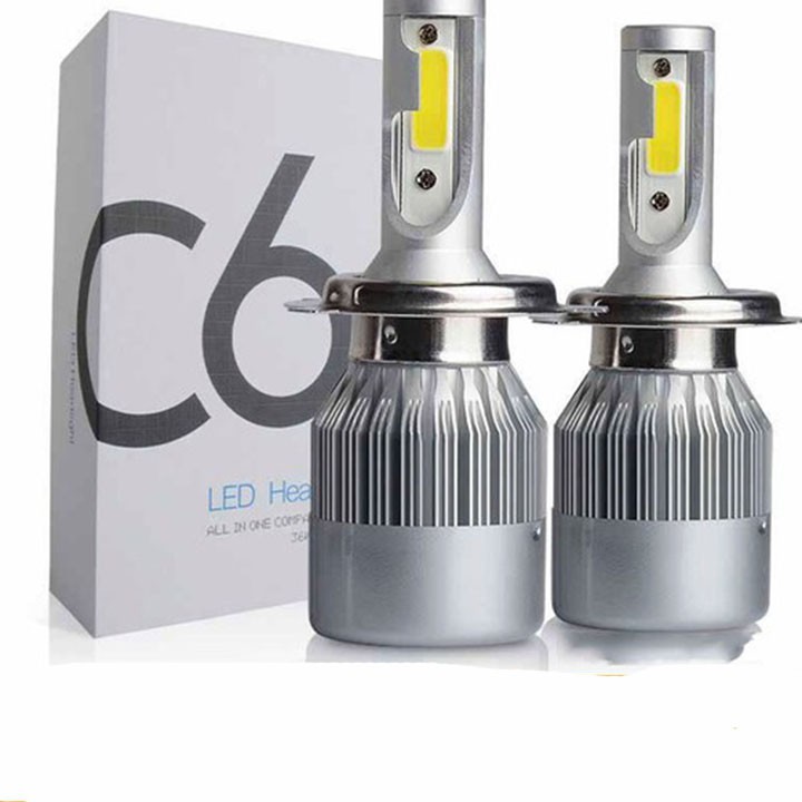 Bộ 2 Đèn LED Headlight C6 chân H4