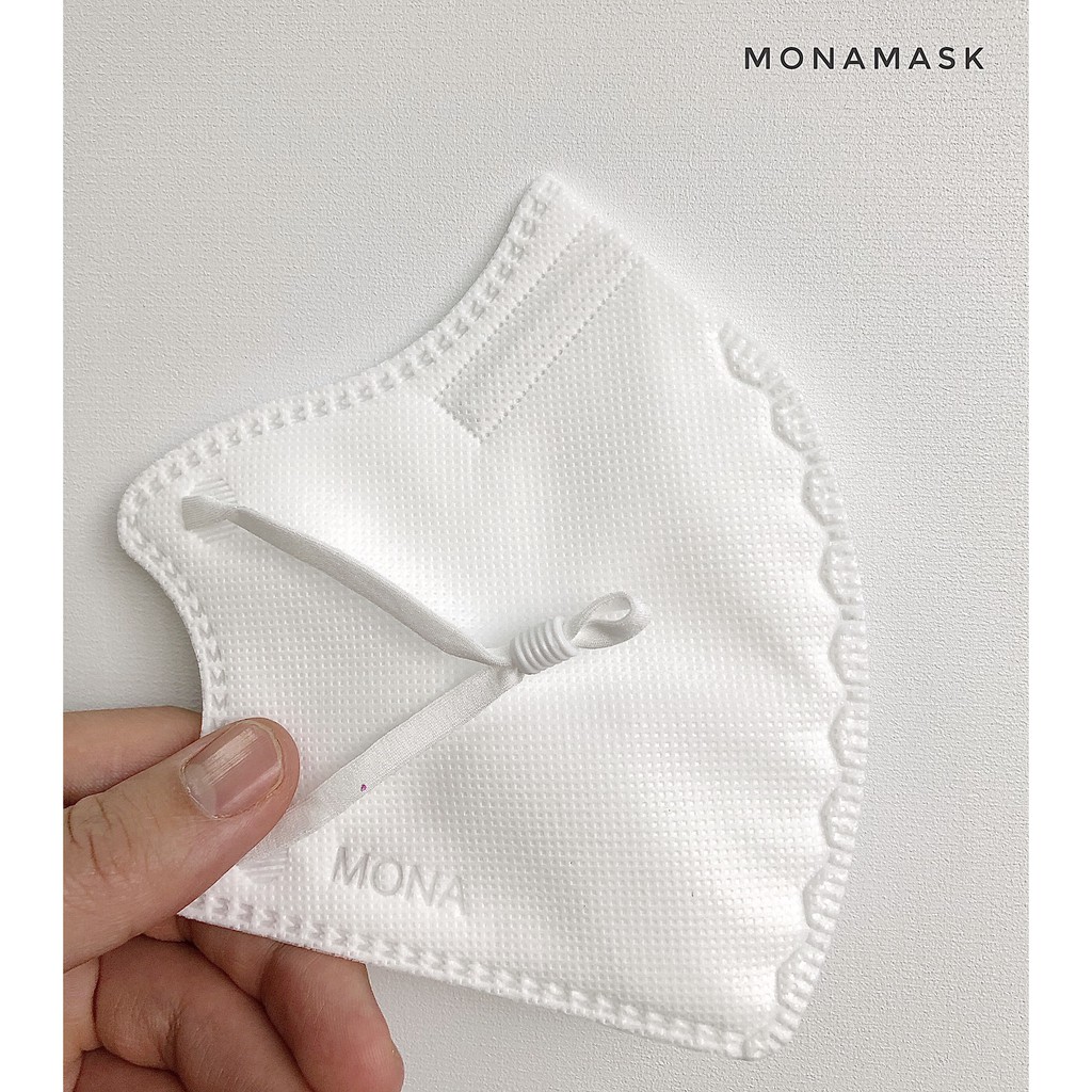 Túi 3 chiếc khẩu trang N99 Mona Mask 6 lớp ngăn 99% bụi siêu mịn kháng khuẩn cao cấp