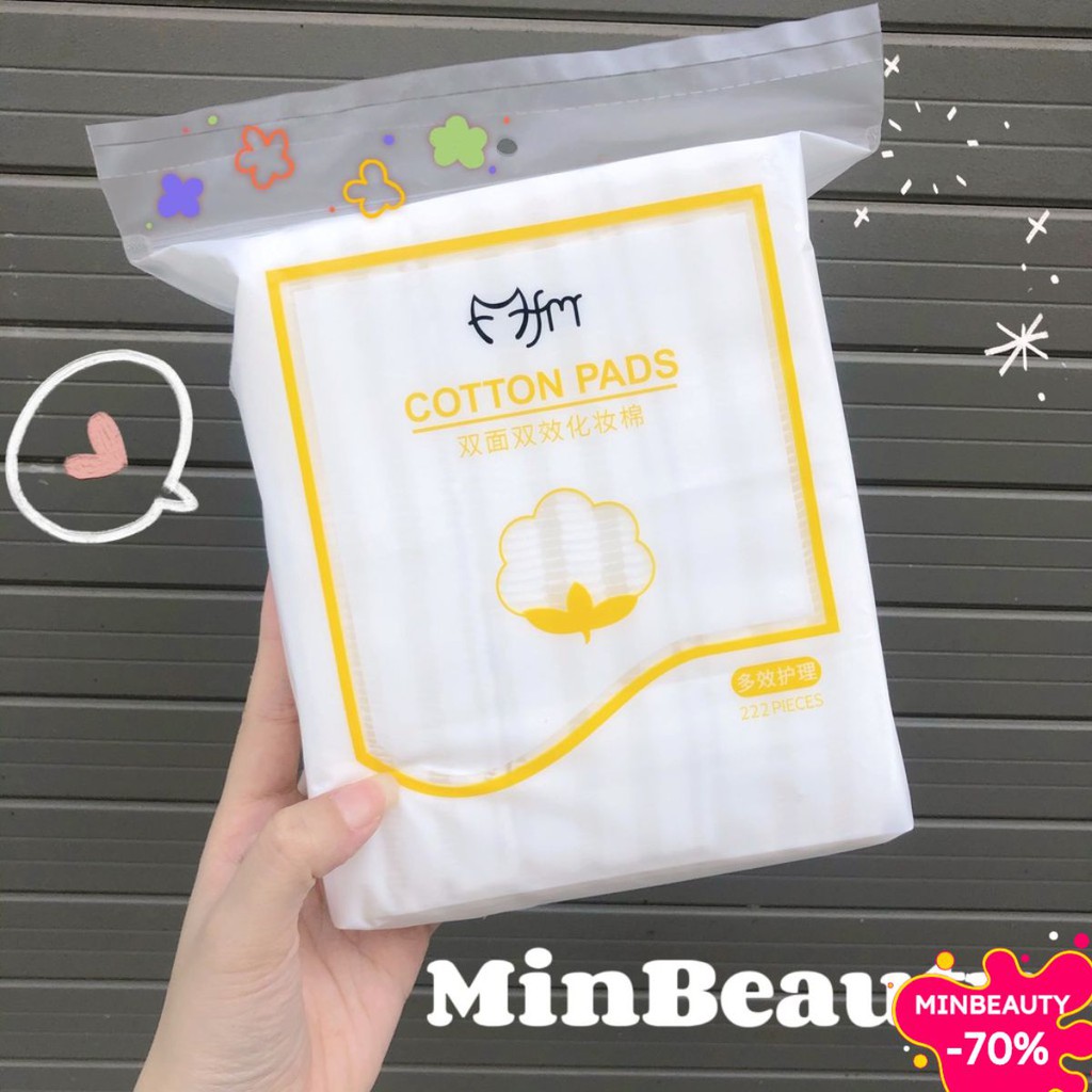 Bông Tẩy Trang 222 Miếng Cotton Pads Hàng Nội Địa Trung