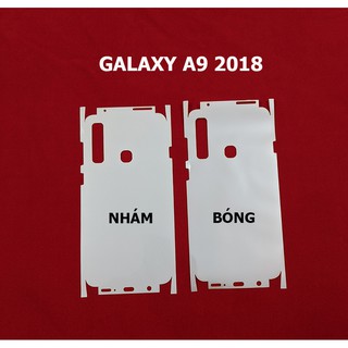 Miếng film dán PPF loại xịn phủ full 99% lưng viền Galaxy A9 2018