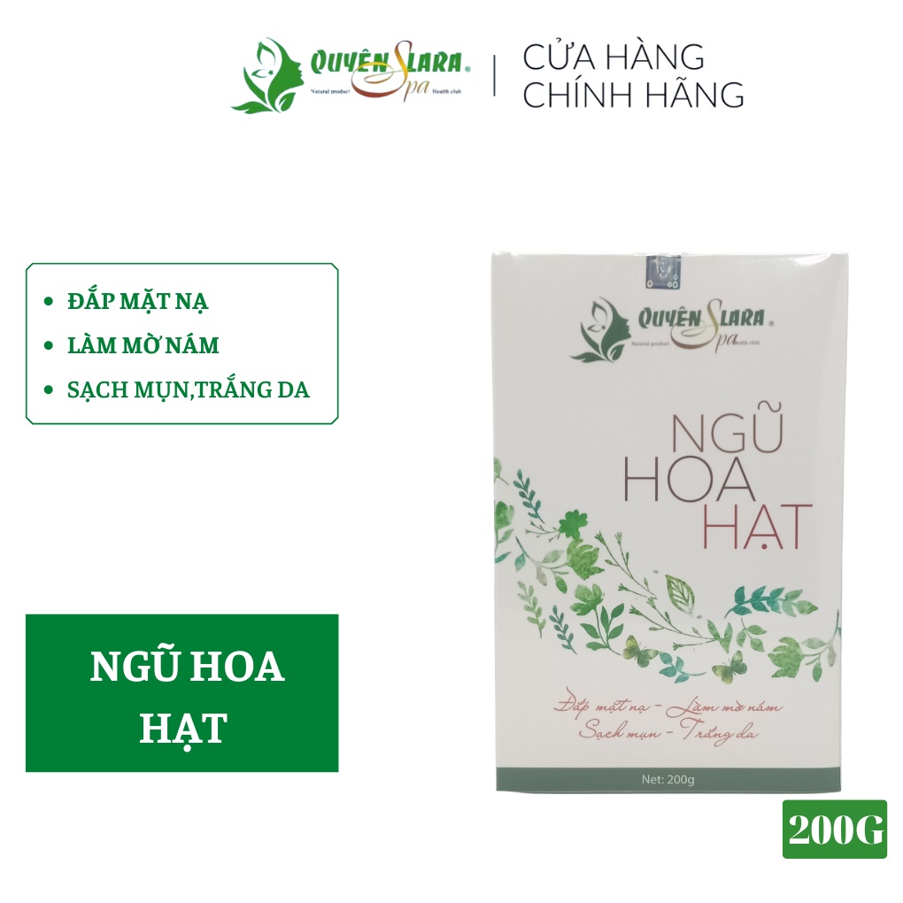 Ngũ Hoa Hạt Quyên Lara Giúp Làm Sáng Da,Mờ Nám Tàn Nhang,Cân Bằng Độ Ẩm Giúp Da Căng Mịn 200g