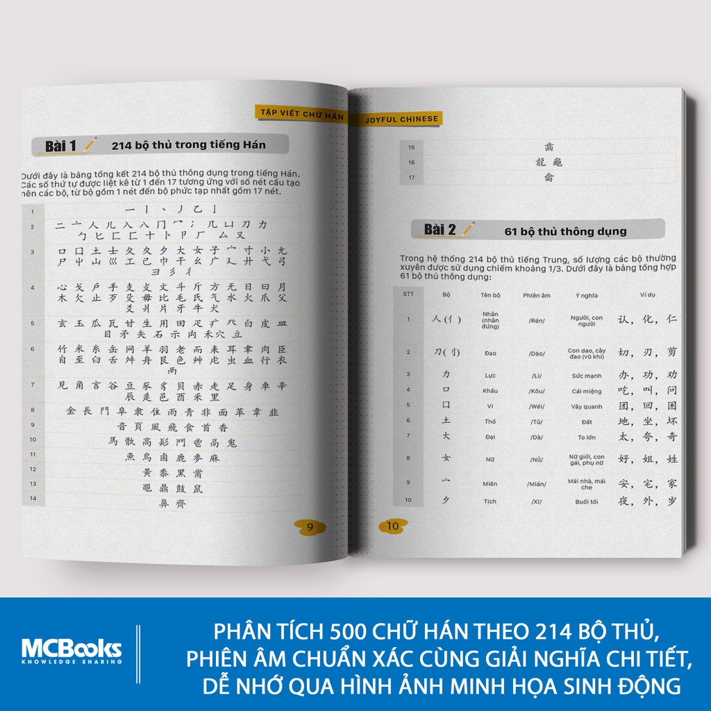 Sách - Vui Học Tiếng Trung - Tập Viết Chữ Hán - MCbooks