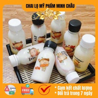 Chai đựng trà sữa, sữa chua, nước ép 100ml