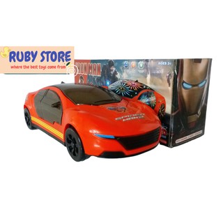 Siêu xe người sắt iron-man tự chạy, có đèn led 3d, nhạc sôi động