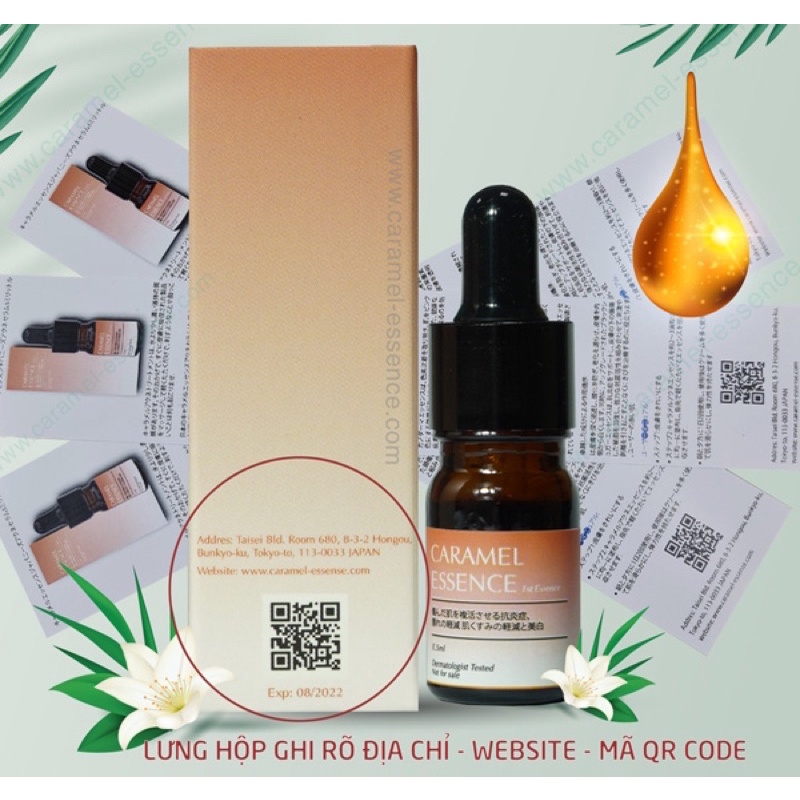 [Mua 2 tặng 1]Serum Caramel esennce Ngừa Mụn Xoá Thâm Hãng Nhật Bản