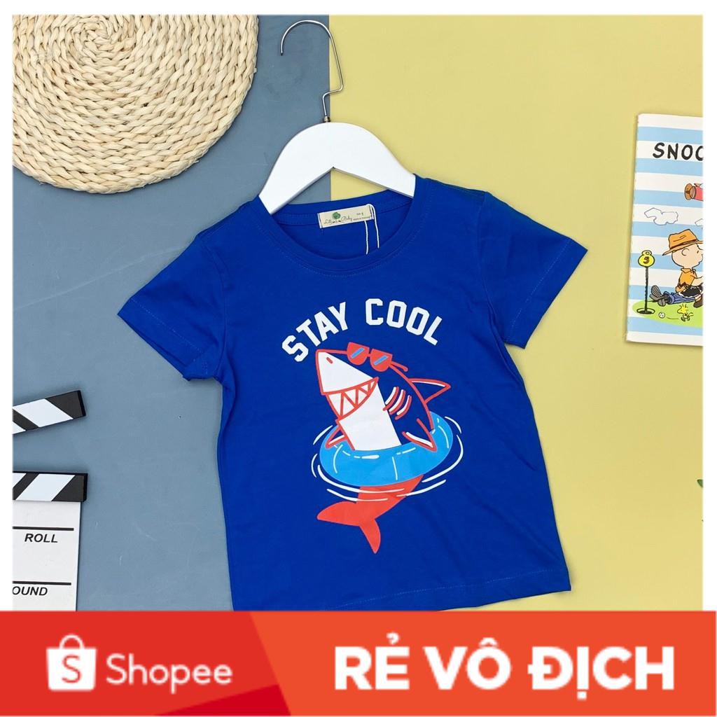 Áo cotton, vải sược cộc tay xuân hè in hình bé trai size 1-7T, cho bạn từ 10-22kg. Chất cotton, vải sược siêu đẹp.Lô 3