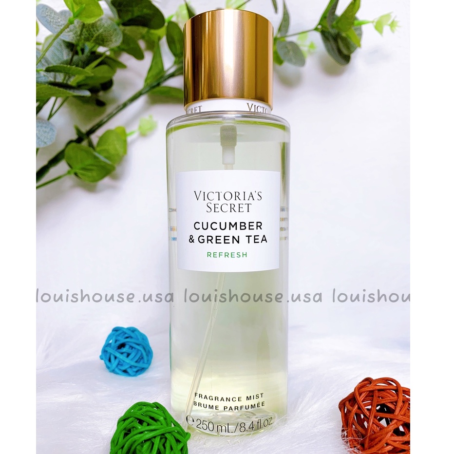 CUCUMBER & GREEN TEA - Xịt thơm toàn thân Victoria's Secret Mỹ