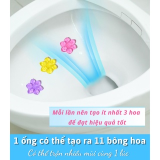 Gel khử mùi bồn cầu, gel tẩy thơm toilet nhà vệ sinh với 7 mùi thơm tự nhiên