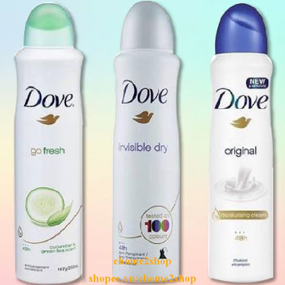 Khử Mùi Nữ 150Ml Dove Sensitive, shopee.vn/ehome2shop.
