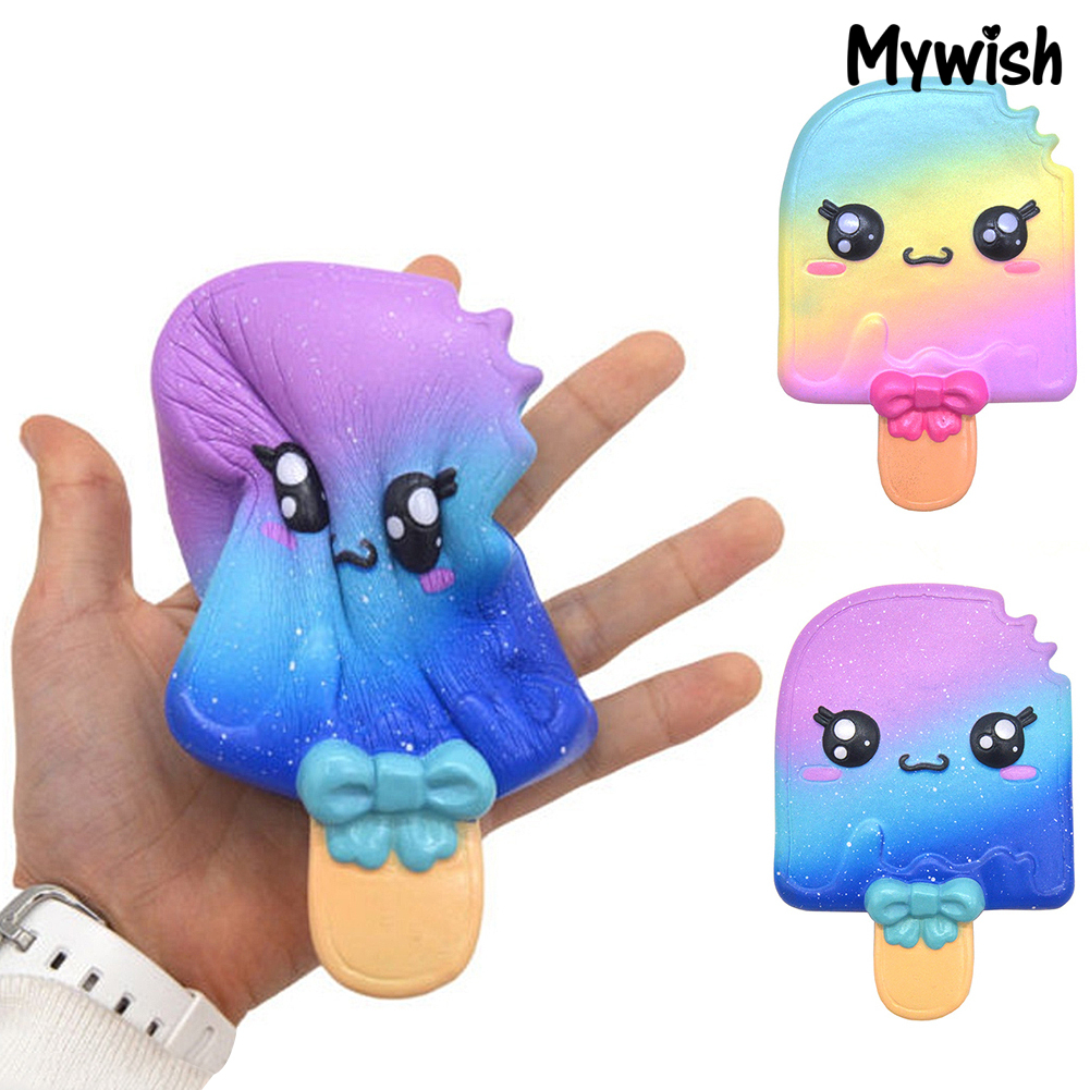 Đồ Chơi Xốp Squishy Giảm Stress Hình Cây Kem Ốc Quế Dễ Thương Cho Bé