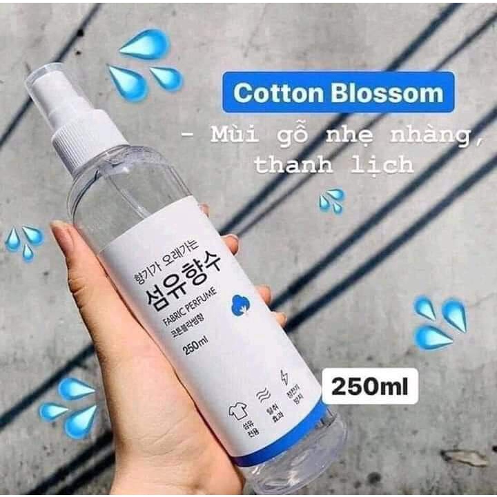 Xịt Thơm Quần Áo Fabric Perfume Khử Mùi Nội Địa Hàn Quốc Quốc Dân Hàng Chính Hãng 250ml