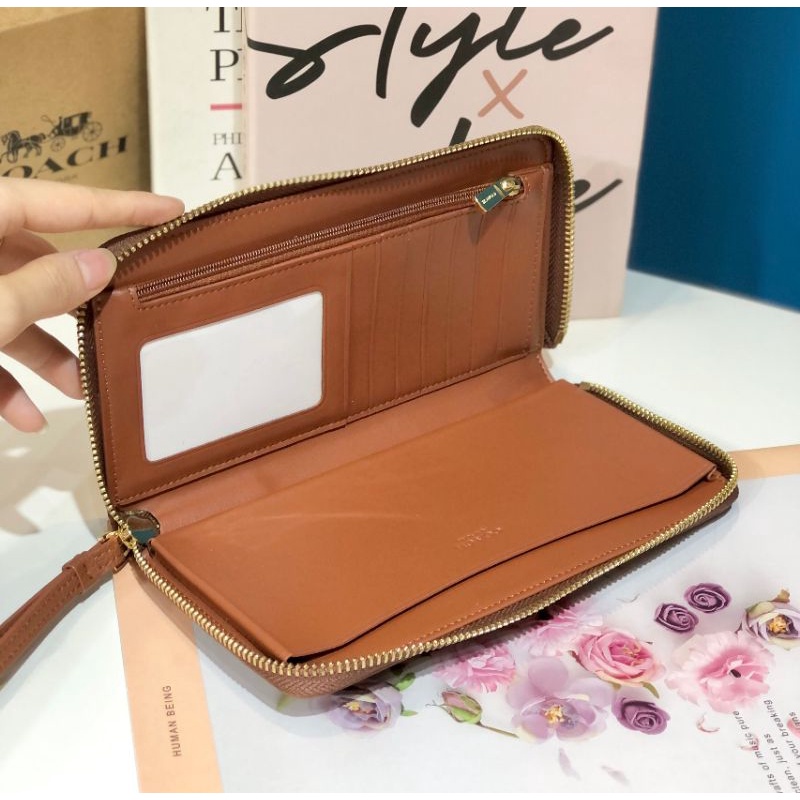 HÀNG XUẤT XỊN💥Ví coach nữ dài cầm tay