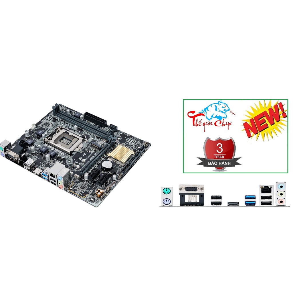 Bo Mạch Chủ (Mainboard) ASUS H110M-E/M2 (CTY Box-3 Năm)