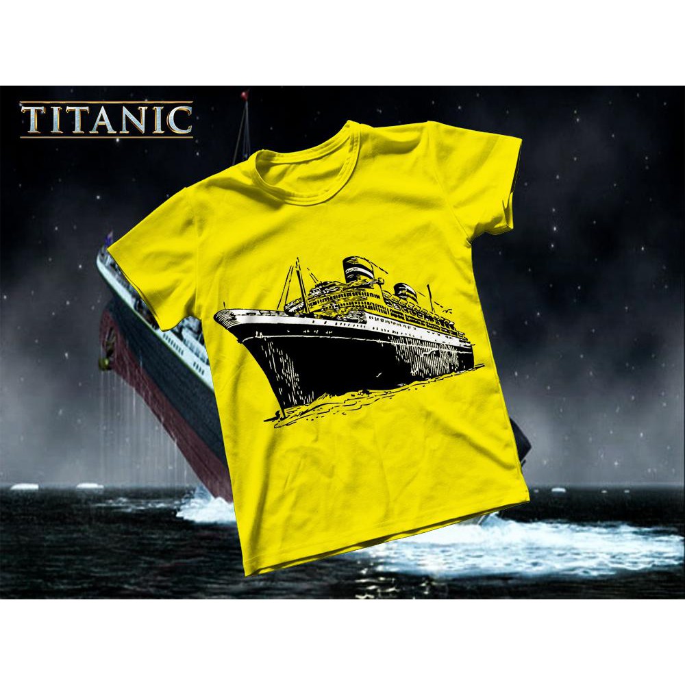 Áo thun Cotton Unisex - Movie - Titanic - tàu titanic