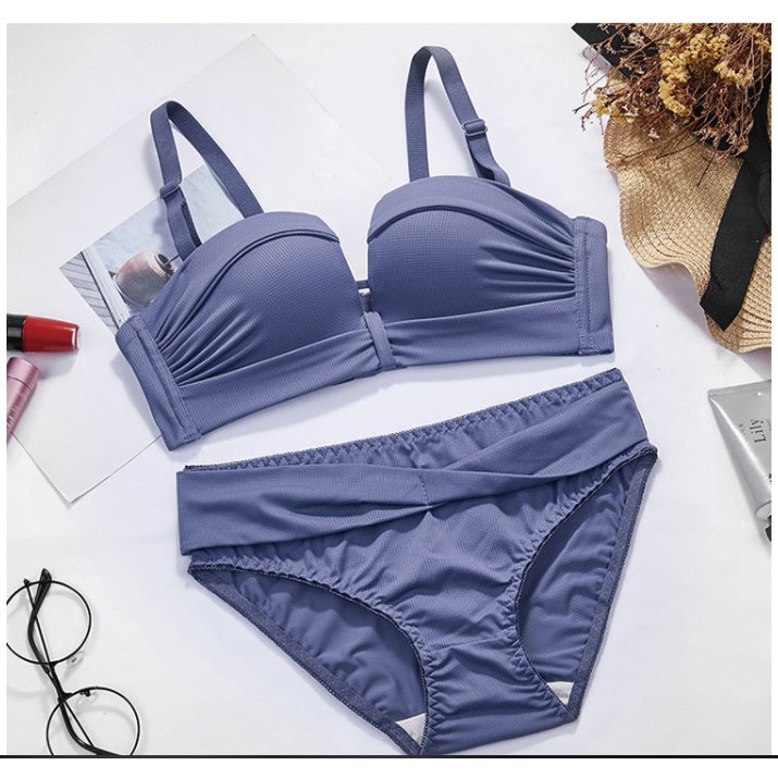Bộ đồ lót Hoàng Oanh Underwear set nội y phụ nữ gồm quần áo tạo khe nâng đẩy ngực chất co dãn dễ chịu mã 8946 | BigBuy360 - bigbuy360.vn