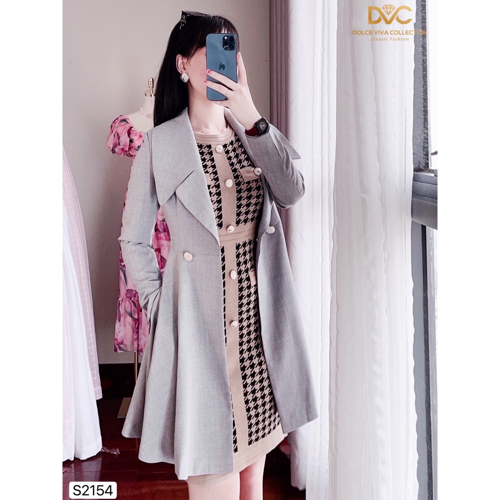 Áo vest dáng dài A2154 - DOLCE VIVA COLLECTION | BigBuy360 - bigbuy360.vn