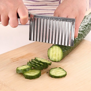 Dao cắt rau củ quả lượn sóng 22*6 cm