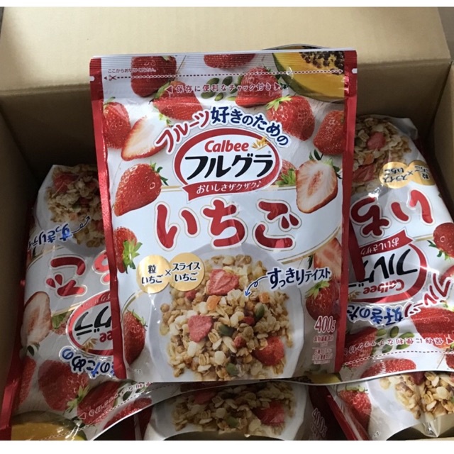 [Date 09/2022] Ngũ cốc Calbee Ăn Kiêng Giảm Cân Nhật Bản đủ vị mix sữa chua hoa quả trái cây dùng ăn sáng