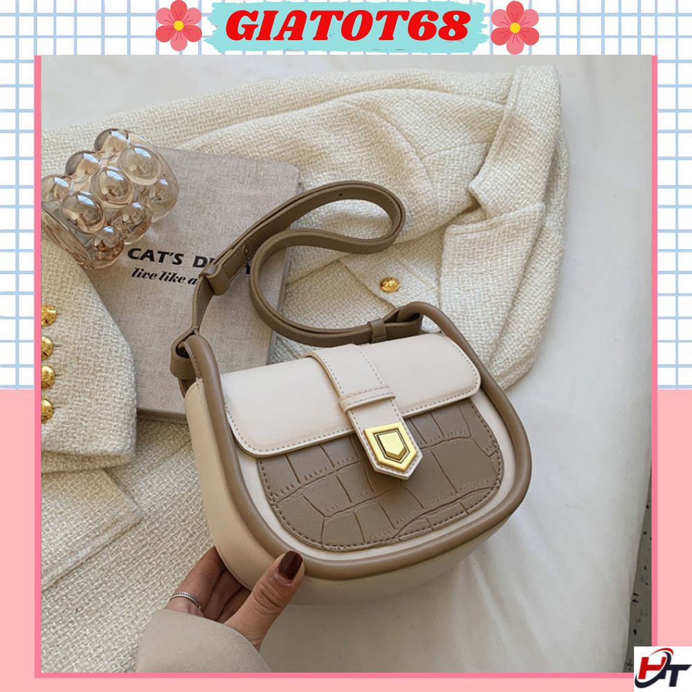 Túi xách nữ đeo vai siêu đẹp đi chơi da dày dáng tròn sang chảnh Giatot68 621