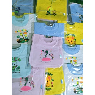 Yếm cotton 2 lớp chui đầu( set 5 chiếc)