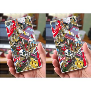 Ốp lưng Sony Xperia XA1 Plus (dẻo viền trắng trong) - Brands