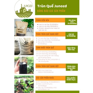 Phân trùn quế bột JUNOZD loại 1 kg (10k/kg)