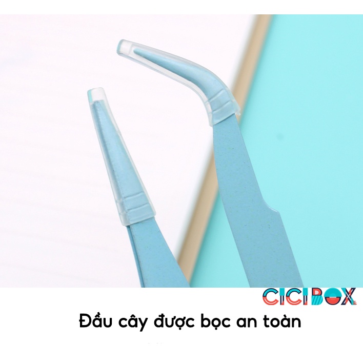 Nhíp gắp sticker màu pastel CICIBOX, nhíp gắp hình dán hỗ trợ trang trí sổ tay bullet journal