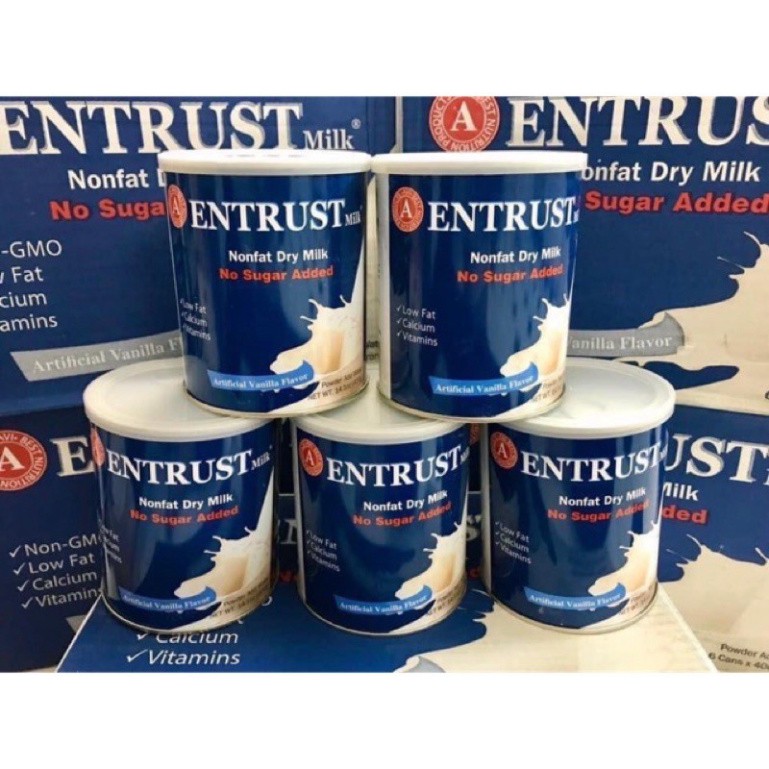 Thùng 6 Hộp Sữa Entrust 400g Mỹ