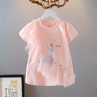 Đầm Công Chúa Elsa Hóa Trang Halloween Cho Bé Gái