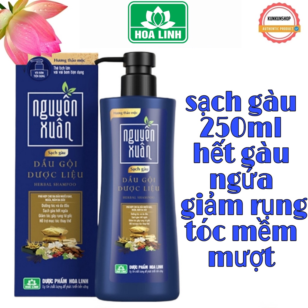 ✔️SALE GIÁ RẺ✔️ Dầu gội Nguyên Xuân sạch gàu, nấm-chiết xuất từ táo đỏ Mẫu mới đủ loại sạch gàu, hết ngứa, mọc tóc...