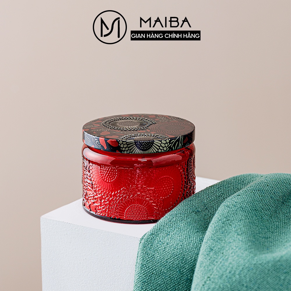 Nến thơm cầu vồng MAIBA tạo hương thơm, khử mùi, trang trí decor size nhỏ