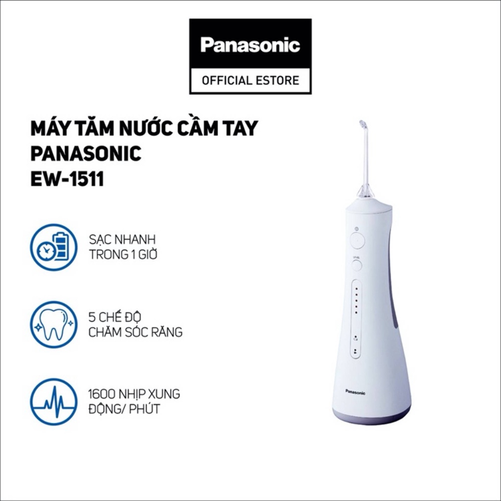 Máy tăm nước Panasonic EW1511 công nghệ siêu âm