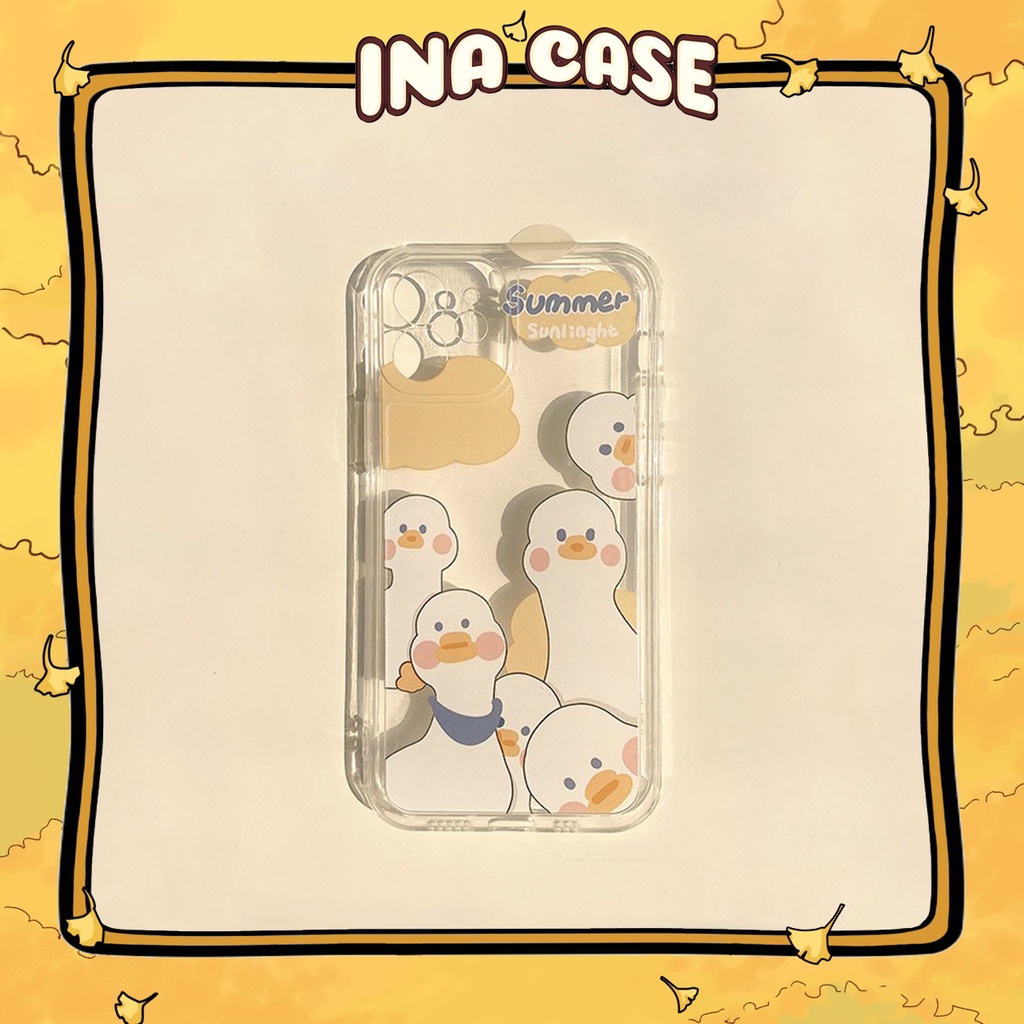 Ốp Lưng Iphone - Ốp Dẻo Hình Summer Duck