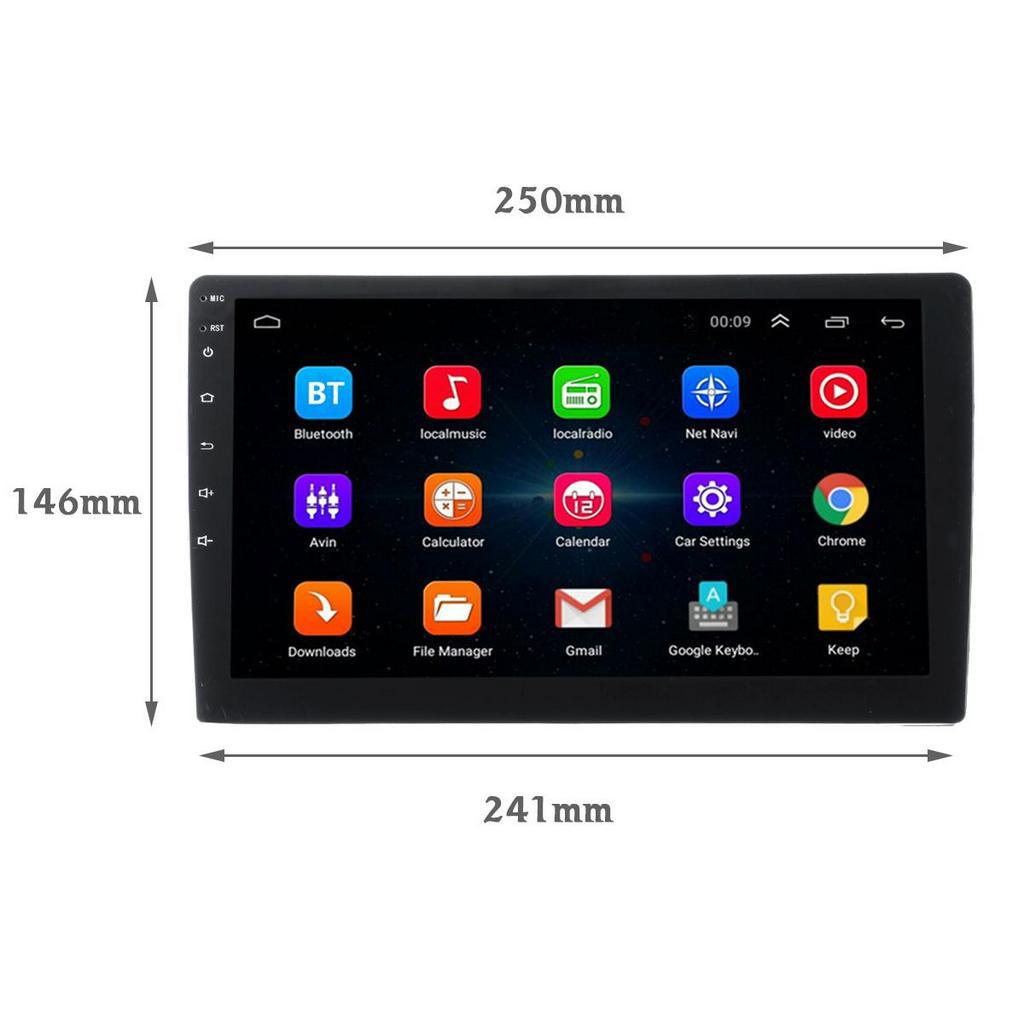 Màn android ô tô 7 inch Wifi Ram 2G - rom 32G, lắp được cho tất cả các dòng xe ô tô có bản đồ, youtube đầy đủ