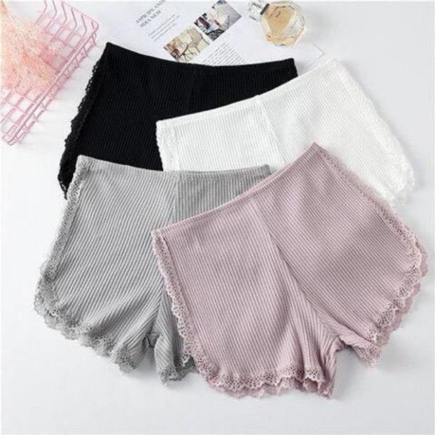Quần Đùi Viền Co Giãn 4 Chiều Ren Thun Tăm 023.
