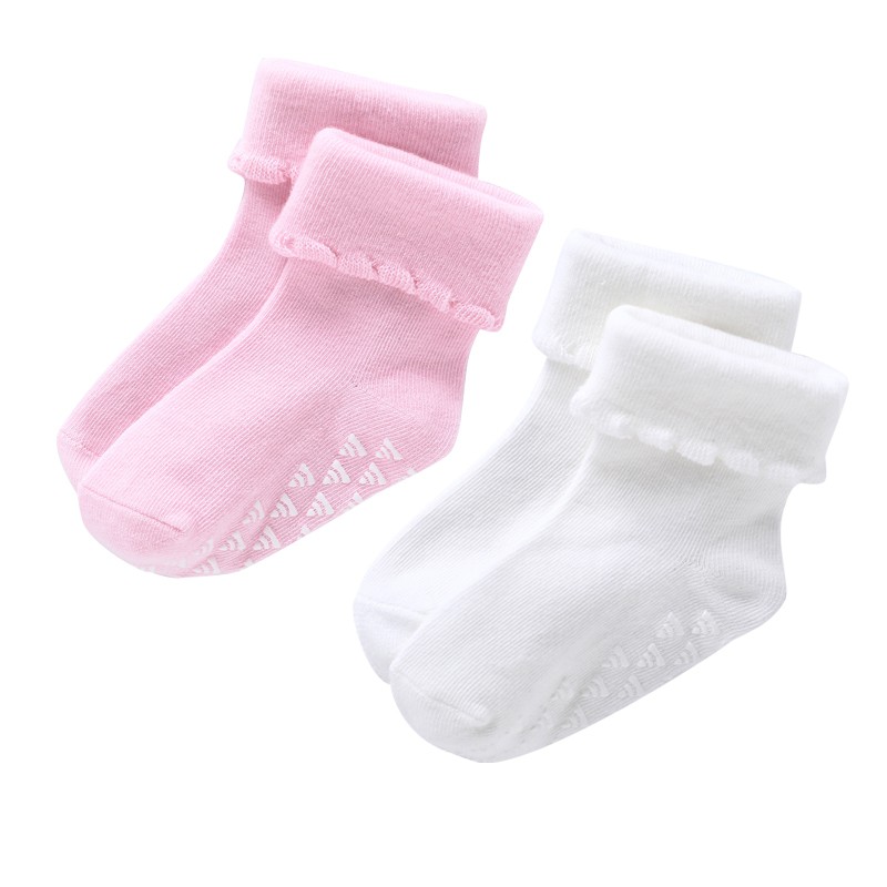 Vớ Mikrdoo bằng cotton mềm mại thoáng khí độ co giãn tốt 8-16cm dành cho bé 0-24 tháng