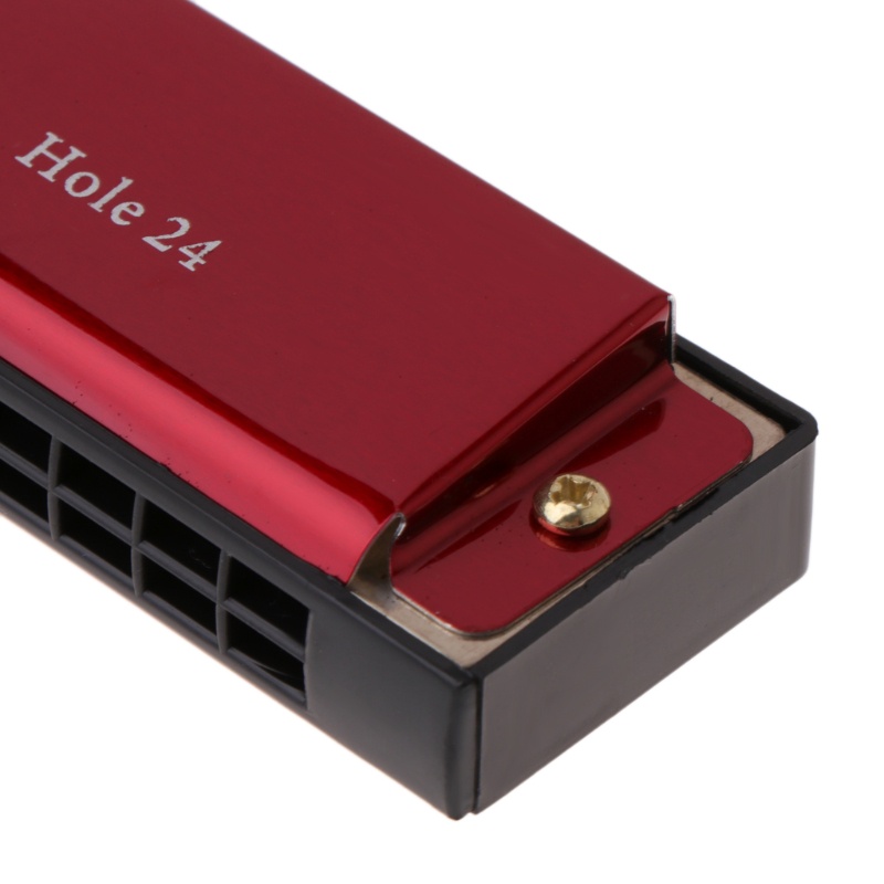 Kèn Harmonica 24 lỗ chất liệu kim loại chuyên dụng cho người mới tập chơi