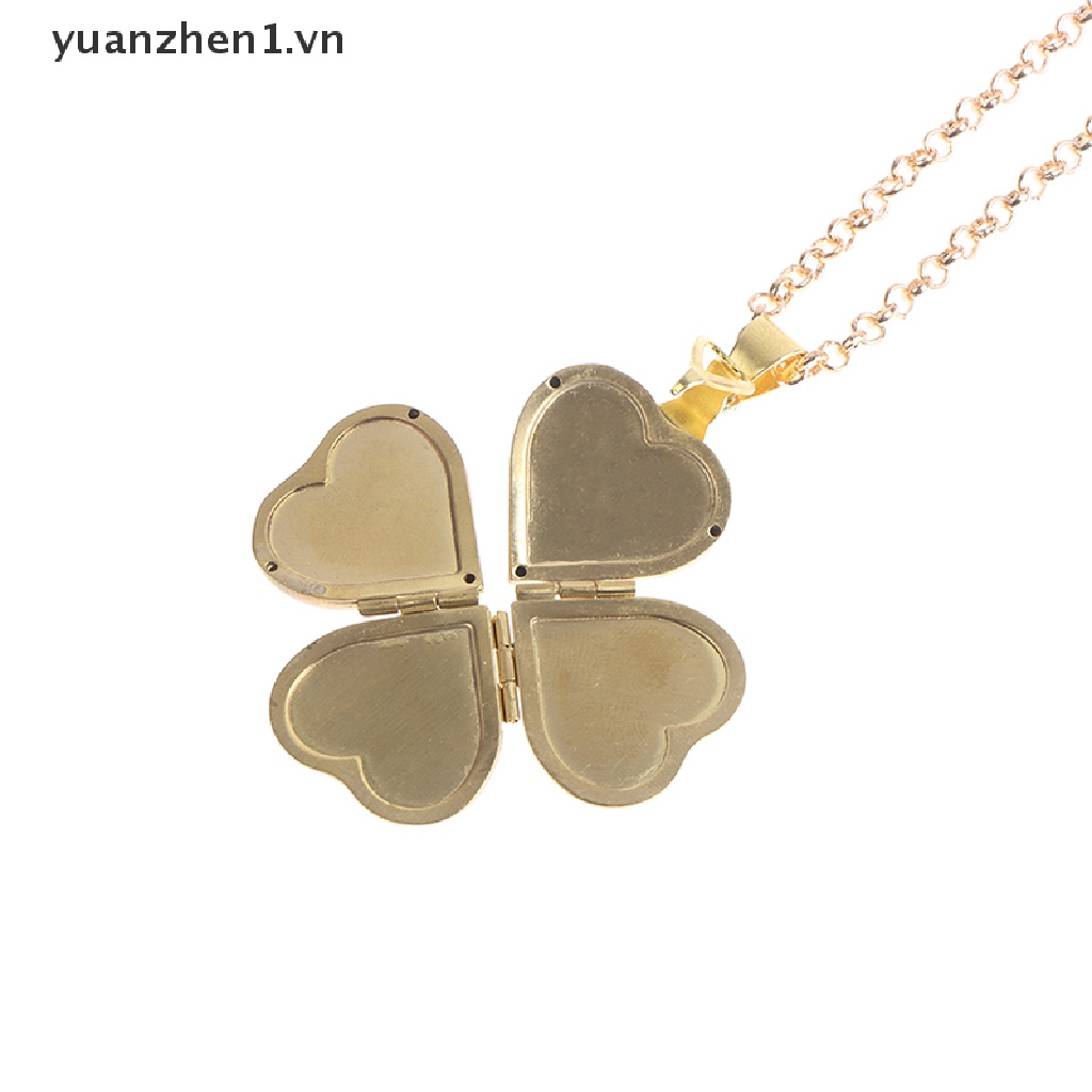 Khung ảnh nhiều tầng DIY hình cỏ bốn lá phong cách cổ điển