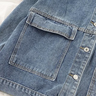 Áo khoác jeans nam nữ basic AK0011 by COC CACH