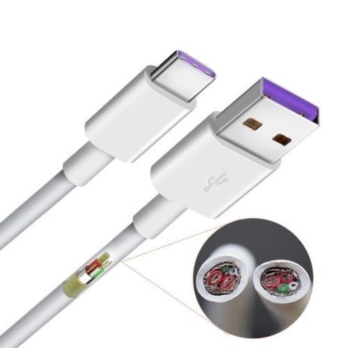 25cm / 1m / 1.5m / 2m Cáp sạc siêu nhanh 5A Type C ban đầu Cáp dữ liệu Huawei type-c Cáp đồng bộ hóa Cáp sạc