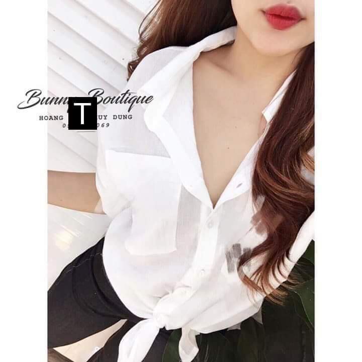 Áo sơ mi trắng một túi ngực DTR0919