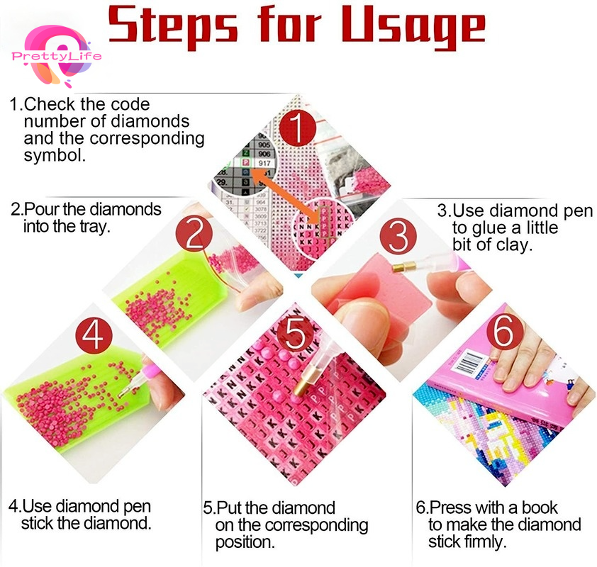 Bộ Tranh Đính Đá 5D Tự Làm Họa Tiết Động Vật 30x40cm Trang Trí Nhà Cửa